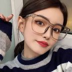 Vintage Transparent Computer Glasses Frame Women Men anti Blue Light Square Eyewear Blocking Glasses Optical Spectacle Eyeglass