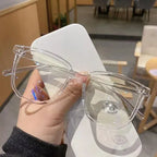 Vintage Transparent Computer Glasses Frame Women Men anti Blue Light Square Eyewear Blocking Glasses Optical Spectacle Eyeglass
